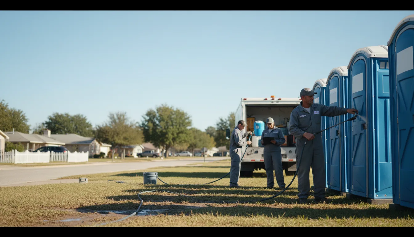 Long-Term Portable Toilet Rental in Deersville, OH near me